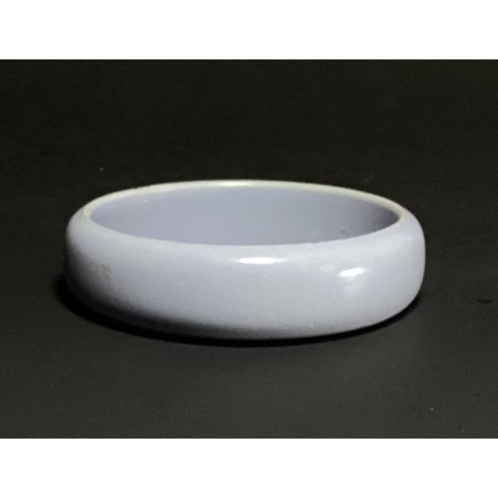 Mod 1960s Lucite Bangle Beacelet in Pastel Bluish Gray Minimalist